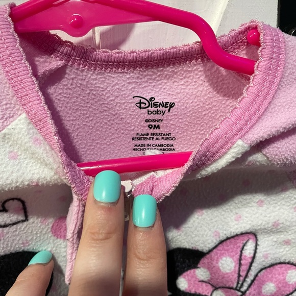 Disney Baby Girl Pajamas 9 Months - Picture 2 of 2